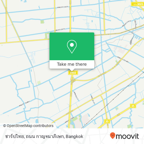 ชาร์ปไทย, ถนน กาญจนาภิเษก map