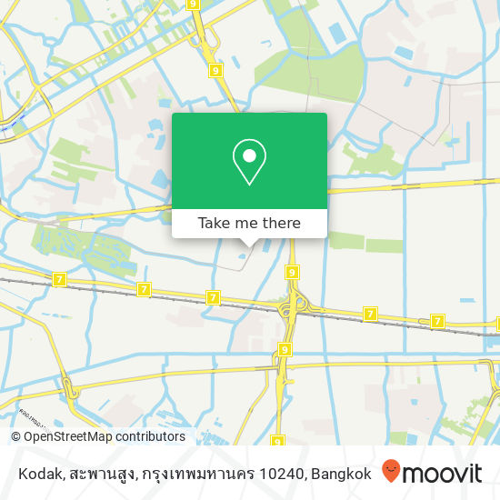 Kodak, สะพานสูง, กรุงเทพมหานคร 10240 map