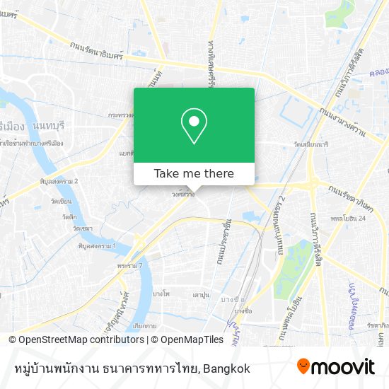 หมู่บ้านพนักงาน ธนาคารทหารไทย map