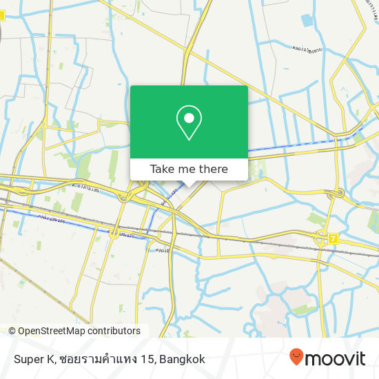 Super K, ซอยรามคำแหง 15 map