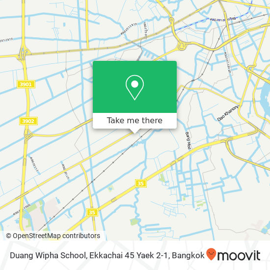 Duang Wipha School, Ekkachai 45 Yaek 2-1 map