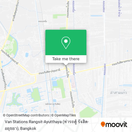 Van Stations Rangsit-Ayutthaya (ท่ารถตู้ รังสิต-อยุธยา) map