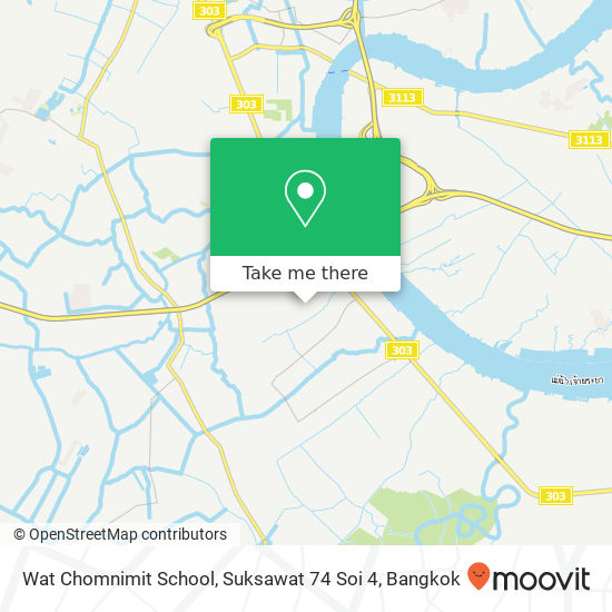 Wat Chomnimit School, Suksawat 74 Soi 4 map