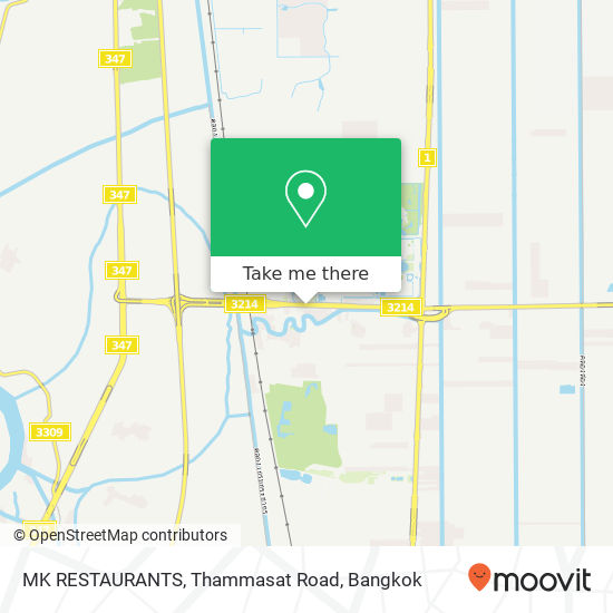 MK RESTAURANTS, Thammasat Road map