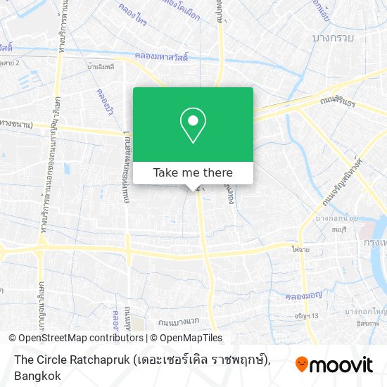 The Circle Ratchapruk (เดอะเซอร์เคิล ราชพฤกษ์) map