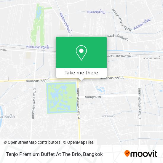 Tenjo Premium Buffet At The Brio map