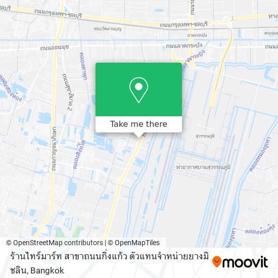 ร้านไทร์มาร์ท สาขาถนนกิ่งแก้ว ตัวแทนจำหน่ายยางมิชลิน map