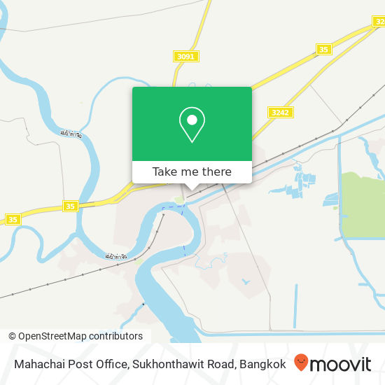 Mahachai Post Office, Sukhonthawit Road map