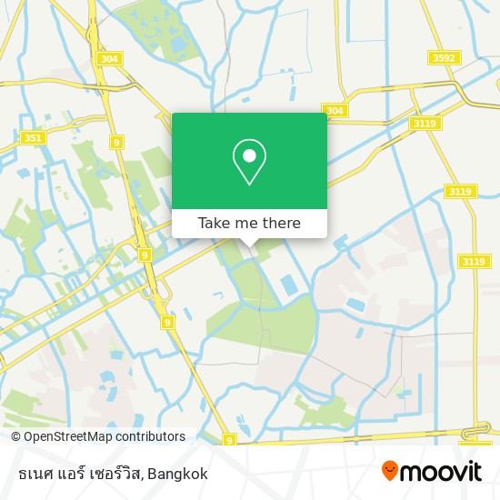 ธเนศ แอร์ เซอร์วิส map