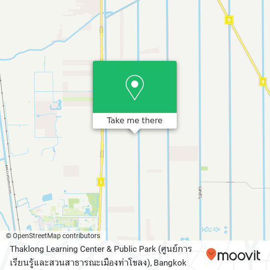 Thaklong Learning Center & Public Park (ศูนย์การเรียนรู้และสวนสาธารณะเมืองท่าโขลง) map