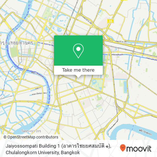 Jaiyossompati Building 1 (อาคารไชยยศสมบัติ ๑), Chulalongkorn University map