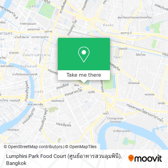 Lumphini Park Food Court (ศูนย์อาหารสวนลุมพินี) map