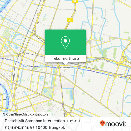 Phetch Mit Samphan Intersection, ราชเทวี, กรุงเทพมหานคร 10400 map