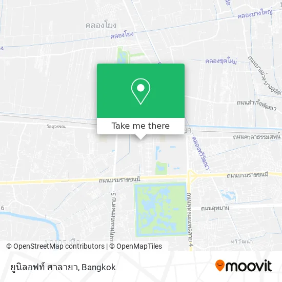 ยูนิลอฟท์ ศาลายา map