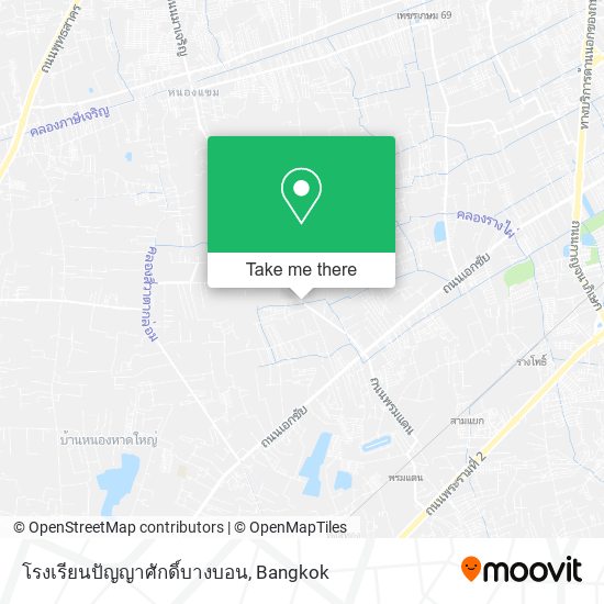 โรงเรียนปัญญาศักดิ์บางบอน map