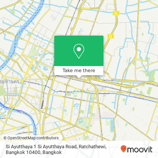 Si Ayutthaya 1 Si Ayutthaya Road, Ratchathewi, Bangkok 10400 map
