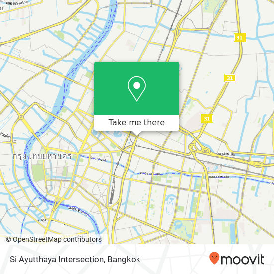 Si Ayutthaya Intersection map