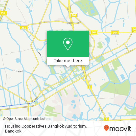 Housing Cooperatives Bangkok Auditorium map