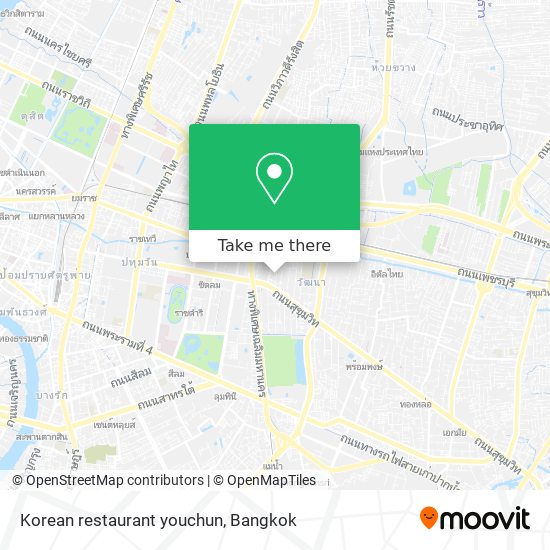 Korean restaurant youchun map