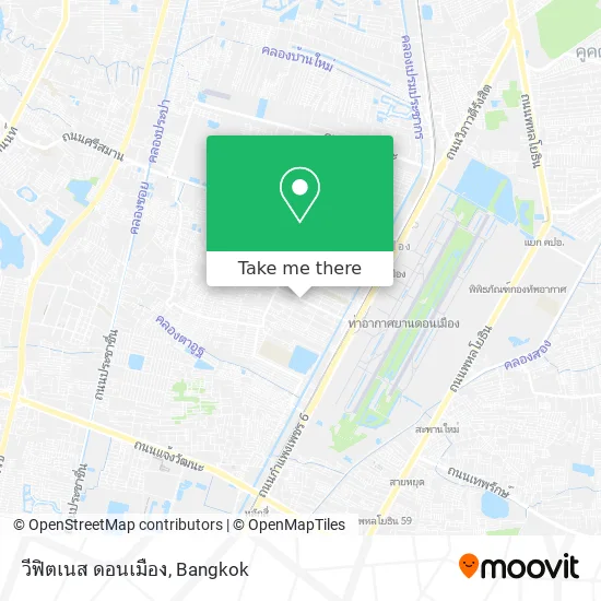 วีฟิตเนส ดอนเมือง map