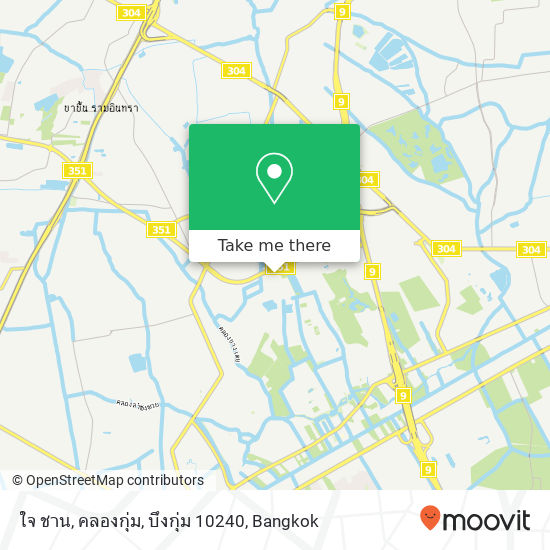 ใจ ชาน, คลองกุ่ม, บึงกุ่ม 10240 map