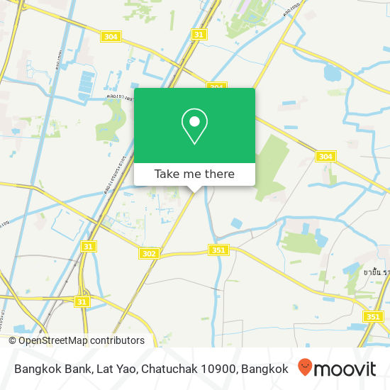 Bangkok Bank, Lat Yao, Chatuchak 10900 map