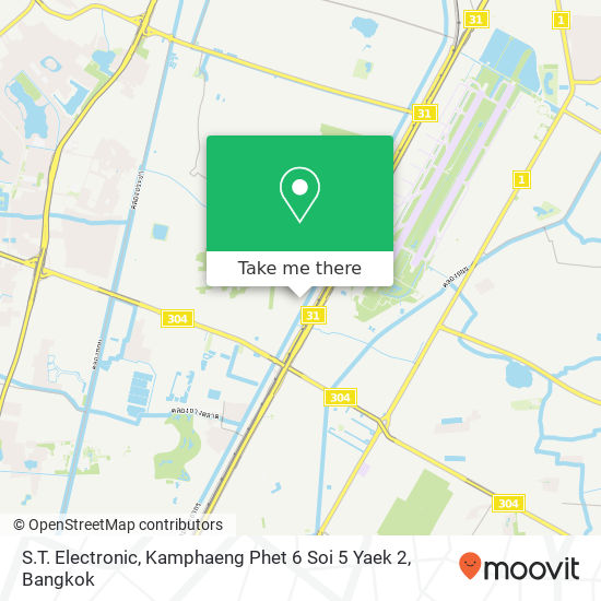 S.T. Electronic, Kamphaeng Phet 6 Soi 5 Yaek 2 map