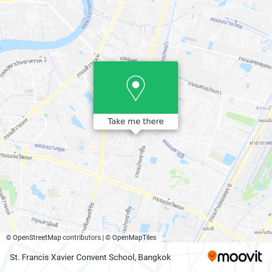St. Francis Xavier Convent School map