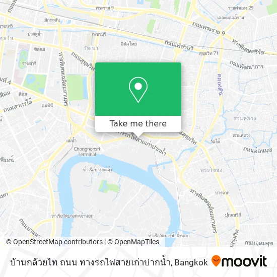 บ้านกล้วยไท ถนน ทางรถไฟสายเก่าปากน้ำ map
