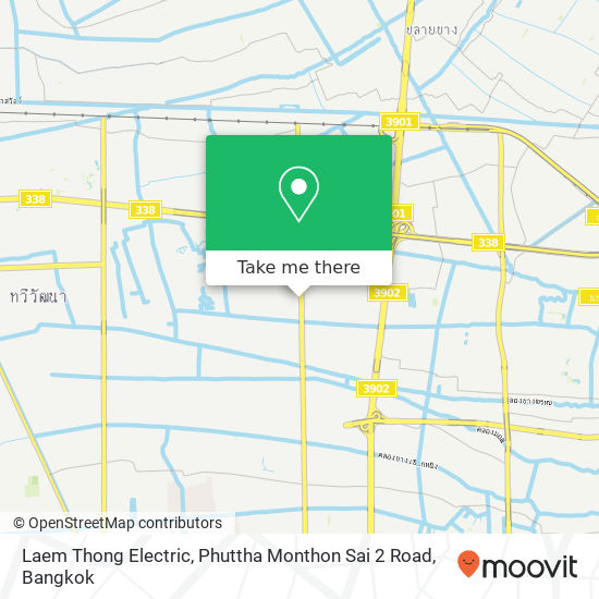 Laem Thong Electric, Phuttha Monthon Sai 2 Road map