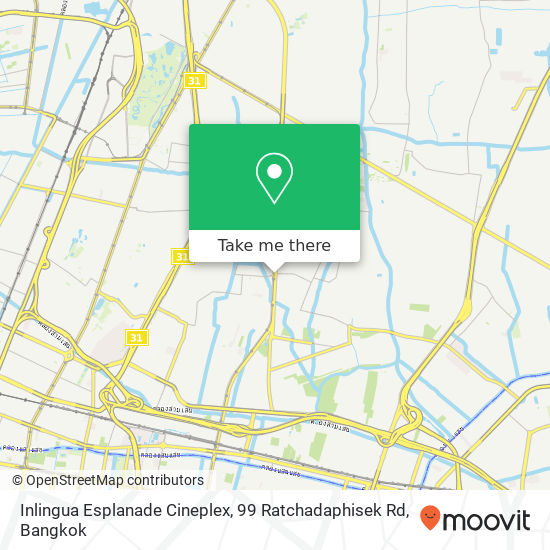 Inlingua Esplanade Cineplex, 99 Ratchadaphisek Rd map