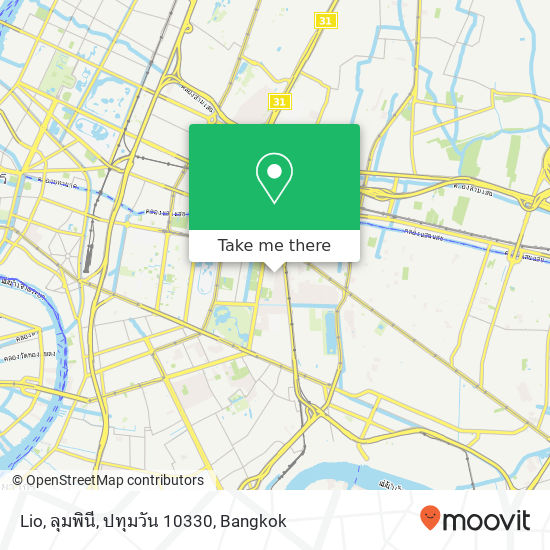 Lio, ลุมพินี, ปทุมวัน 10330 map