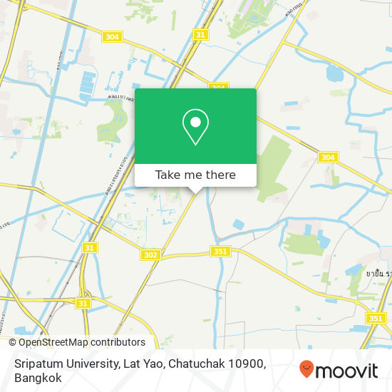 Sripatum University, Lat Yao, Chatuchak 10900 map