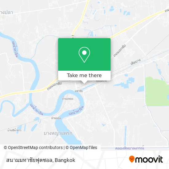 สนามมหาชัยฟุตซอล map
