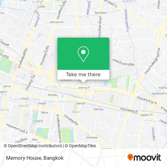 Memory House map