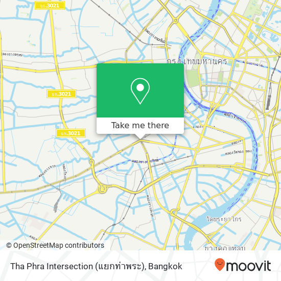 Tha Phra Intersection (แยกท่าพระ) map