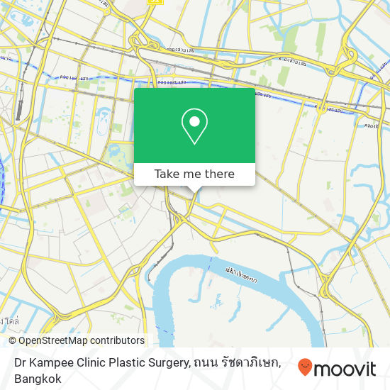 Dr Kampee Clinic Plastic Surgery, ถนน รัชดาภิเษก map