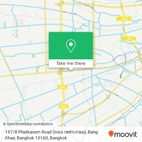 197 / 8 Phetkasem Road (ถนน เพชรเกษม), Bang Khae, Bangkok 10160 map