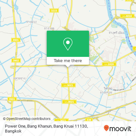 Power One, Bang Khanun, Bang Kruai 11130 map