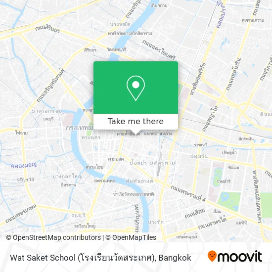 Wat Saket School (โรงเรียนวัดสระเกศ) map