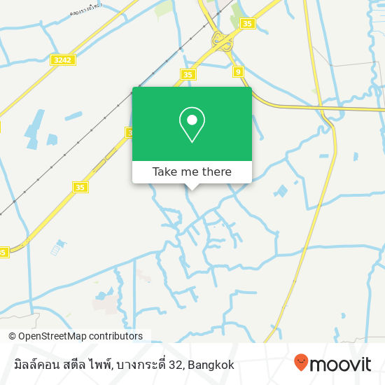 มิลล์คอน สตีล ไพพ์, บางกระดี่ 32 map