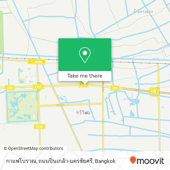 กาแฟโบราณ, ถนนปิ่นเกล้า-นครชัยศรี map