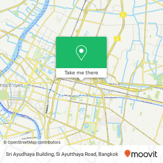 Sri Ayudhaya Building, Si Ayutthaya Road map