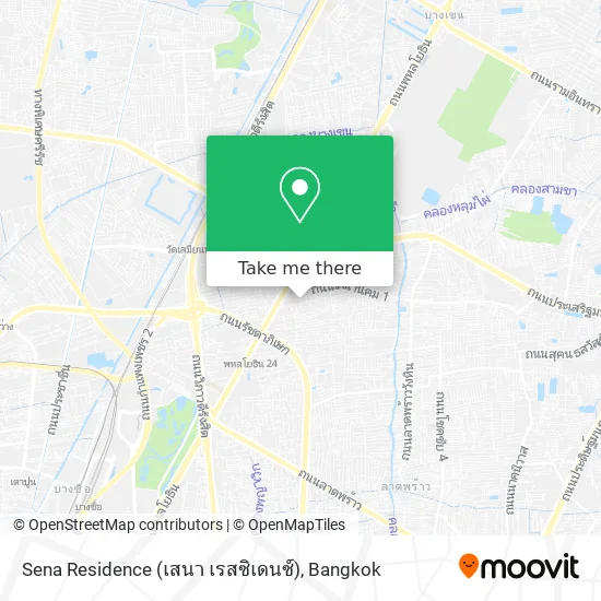 Sena Residence (เสนา เรสซิเดนซ์) map