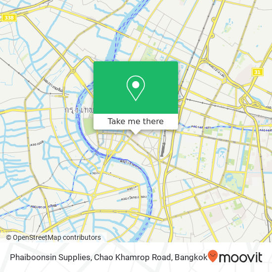Phaiboonsin Supplies, Chao Khamrop Road map
