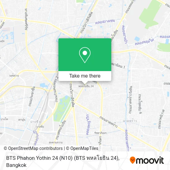 BTS Phahon Yothin 24 (N10) (BTS พหลโยธิน 24) map
