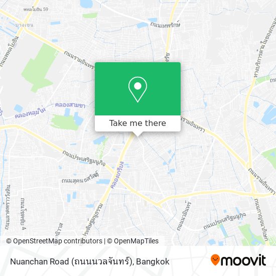 Nuanchan Road (ถนนนวลจันทร์) map