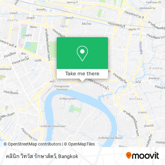 คลินิก วิทวัส รักษาสัตว์ map