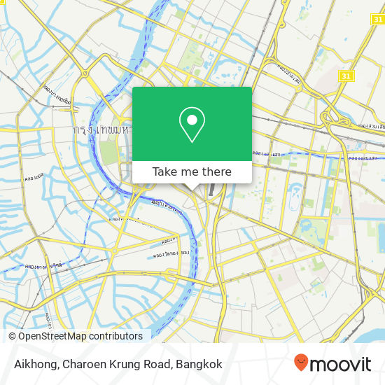 Aikhong, Charoen Krung Road map