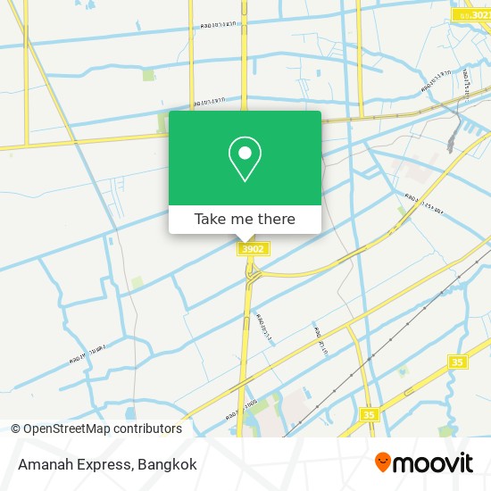 Amanah Express map